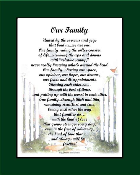 Our Family Poem, DIGITAL DOWNLOAD, Family Verse, Family Print, Family Togetherness, the Ties ...