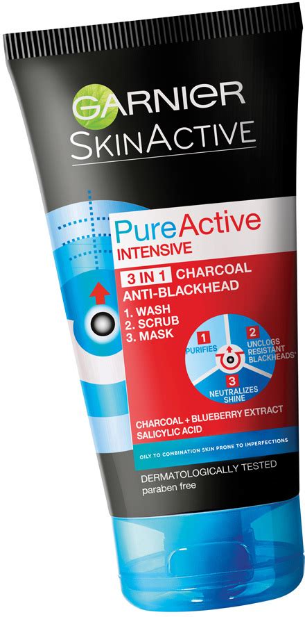 GARNIER PURE ACTIVE INTENSIVE CHARCOAL 3-IN-1 Reviews, Price, Men, Women