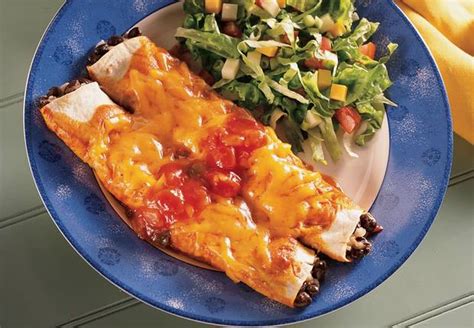 Bean & Cheese Enchiladas - Mexican Recipes - Old El Paso