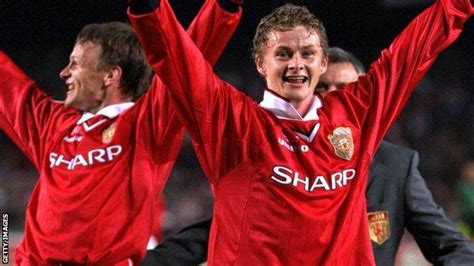 Ole Gunnar Solskjær Champions League 1999 - Rare Pitchside Footage ...