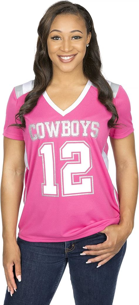 Amazon.com : Dallas Cowboys NFL Friar Jersey, Pink, Medium : Clothing