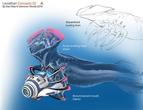 ArtStation - Shadow Leviathan Concepts 2, Alex Ries | Subnautica ...