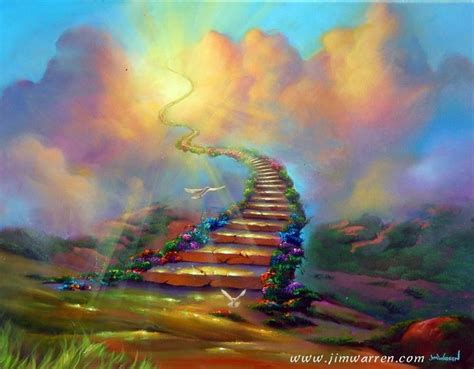 * Jim Warren - - - Stairway to Heaven 2 | Dream drawing, Stairway to ...