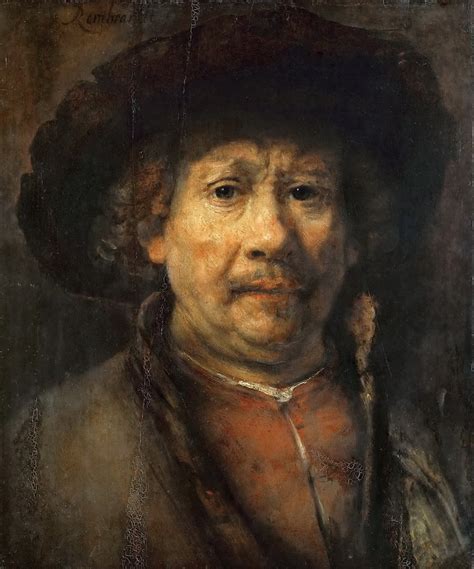 Self-portrait with Beret by Rembrandt - Art Renewal Center