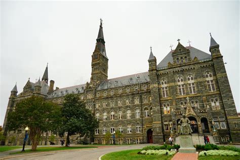 Campus Building on the Georgetown University Editorial Photography ...