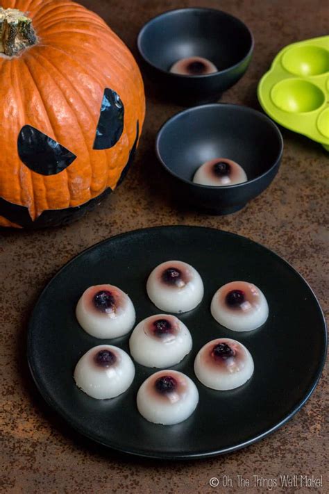 Healthy Halloween: How to Make Gummy Eyeballs - Oh, The Things We'll Make!