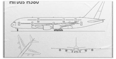 Airbus A380 Blueprint