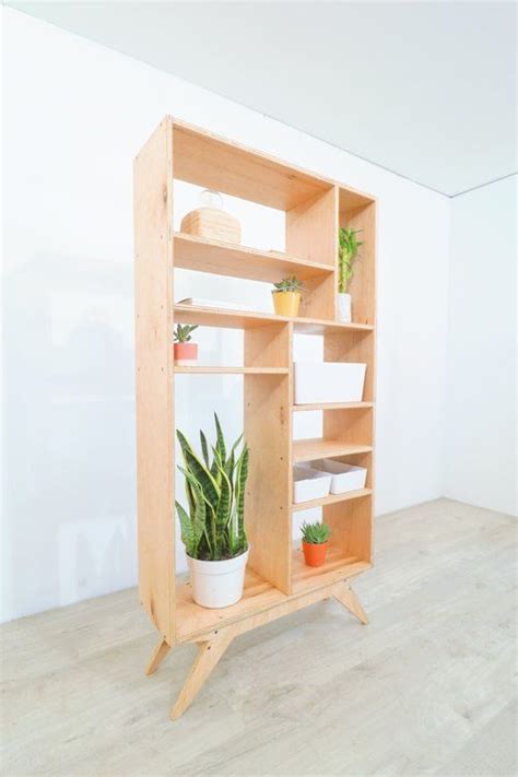 DIY MID CENTURY MODERN BOOKCASE — Modern Builds | Diy modern furniture ...