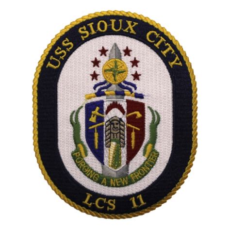 USS Sioux City LCS-11 Ship Patch | Flying Tigers Surplus