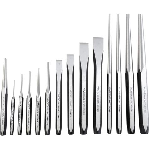 Shop Yamoto Chrome Vanadium Chisel & Punch Set (14 Piece) - Punch ...