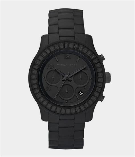 Michael Kors All Matte Black Wrist Watch | SOLETOPIA