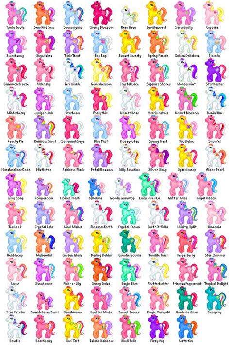 my little pony party ideas | My little pony unicorn, Original my little pony, My little pony names