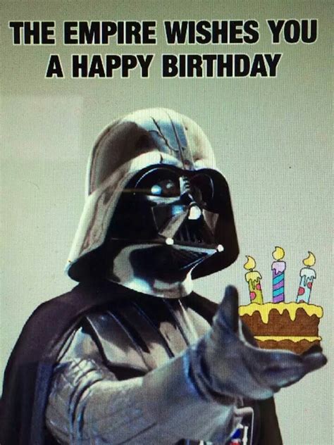 Star Wars, Birthday | Star wars happy birthday, Birthday humor, Happy birthday meme