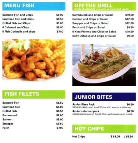 Ocean Fish & Chips Menu, Menu for Ocean Fish & Chips, Marrickville ...