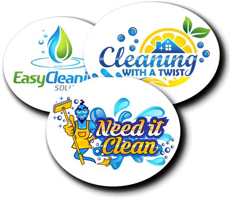 Cleaning Logos - Make your own cleaning logo now