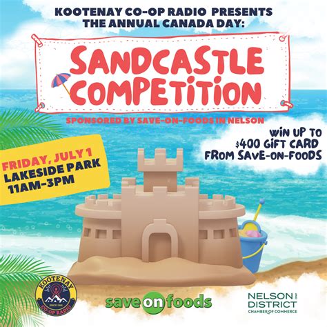 CANADA DAY SANDCASTLE COMPETITION! - Kootenay Co-op Radio