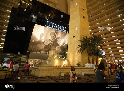 The entrance to the Titanic Exhibition, the Luxor Hotel, Las Vegas Stock Photo: 31945777 - Alamy