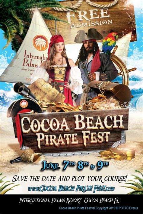 Cocoa Beach Pirate Festival, Brevard County FL - Jun 7, 2019 - 7:00 PM