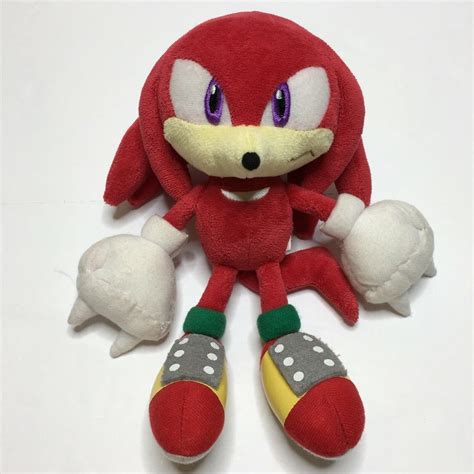 RARE 2007 Sanei Sonic the Hedgehog Knuckles Plush SEGA Toy Figure ...