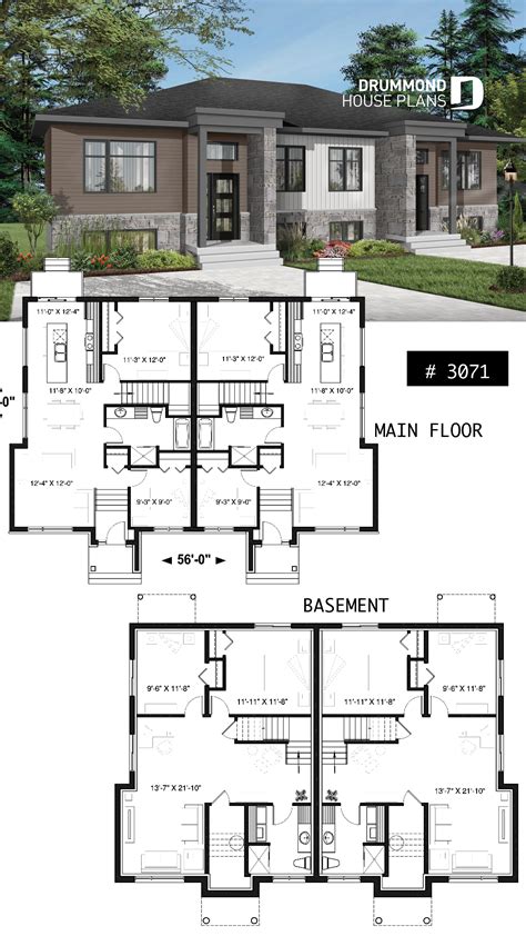 Modern Duplex Plans | Home Mattew