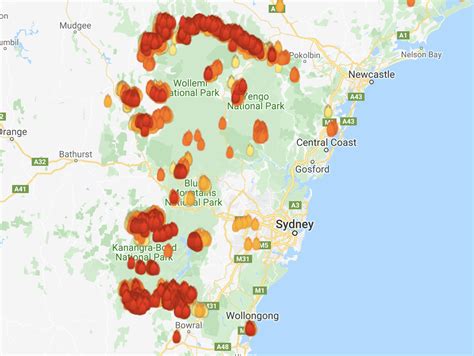 Australia Bushfire Map: Fires Rage Outside Every Major City | Time