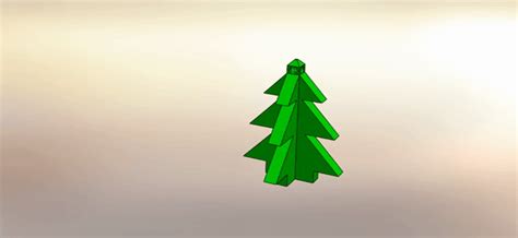 Download STL file Fir tree in 3 dimensions • 3D print design ・ Cults