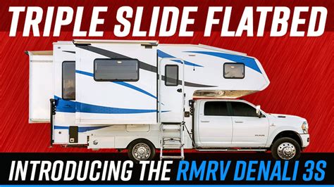 Rugged Mountain RV Launches Denali Triple-Slide Flatbed Camper