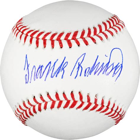 Frank Robinson Autographed Baseball