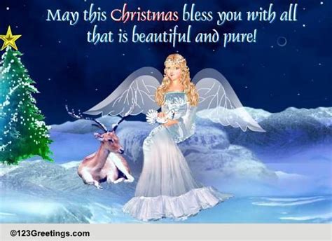 Christmas Angel Cards, Free Christmas Angel Wishes, Greeting Cards ...