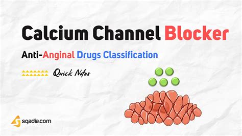 Anti-Anginal Drugs Classification - Calcium Channel Blockers