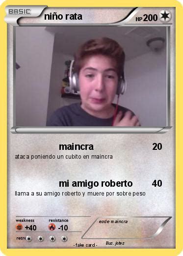 Pokémon nino rata 22 22 - maincra - Mi carta pokémon