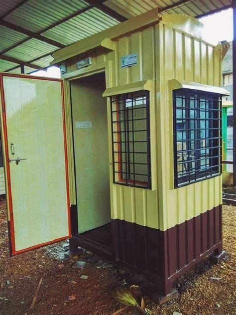 MS Prefabricated Portable Security Cabin, For Guard Room at Rs 620/square feet in Dattapur ...