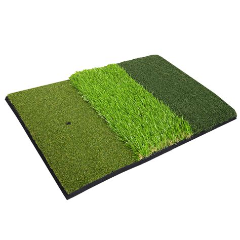 MaxU Tri-Turf 3-in-1 Portable Practice Golf Hitting Mat - 60x40cm – Coles Best Buys Online ...