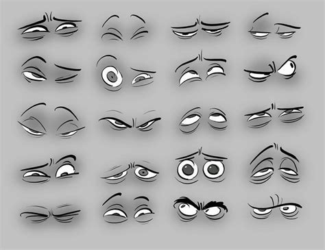 Cartoon Eyes Expressions Study | Realistic Hyper Art, Pencil Art, 3D Art, Sketches, & All Kind's ...