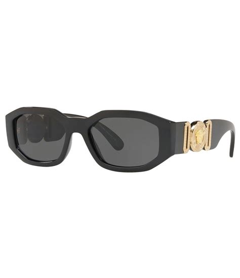 Versace Rectangular Slim Sunglasses | Dillard's