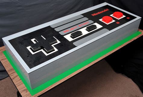 Giant Fully-Operational LEGO NES Video Game Controller