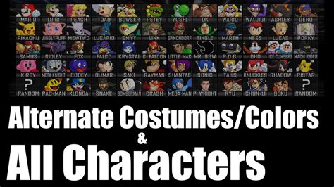 Super Smash Bros Crusade v0.9.1 - Alternate Costumes/Colors & All ...