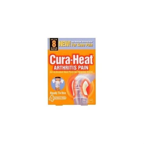 Cura-Heat Arthritis Pain Knee - 4 pack - Ibuprofen