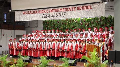 Waialua High School Graduation Message 2017 - YouTube