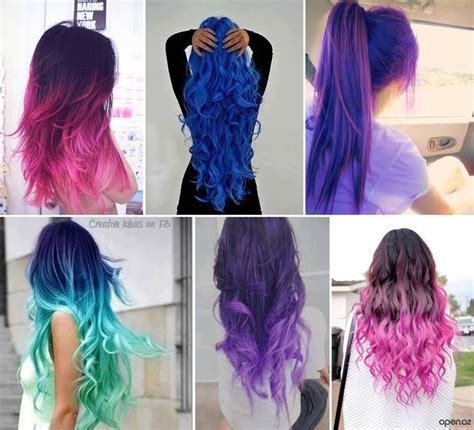 Hairstyles » Different Hair Color Styles