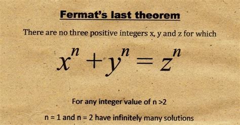 FERMAT'S LAST THEOREM