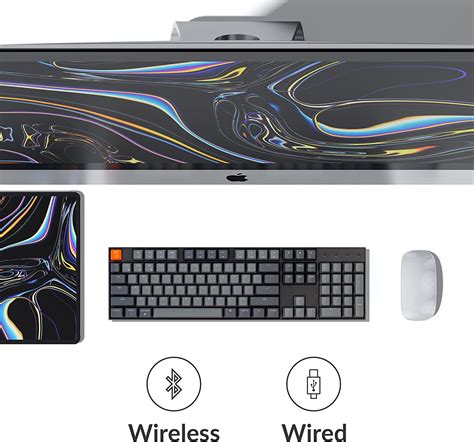 Keychron K10 (Hotswappable) Wireless Mechanical Keyboard - RGB Backlight - Gateron G Pro ...