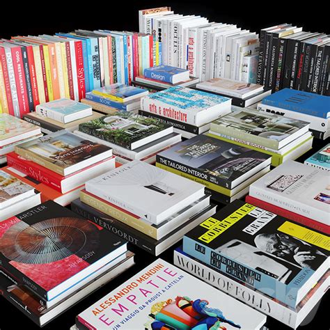 3d models: Books - Coffee Table Books: Design and Architecture