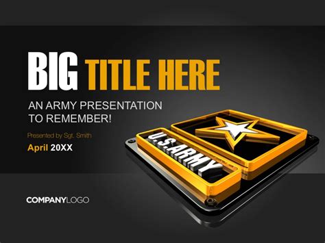 Army Powerpoint Template - Get Free Templates