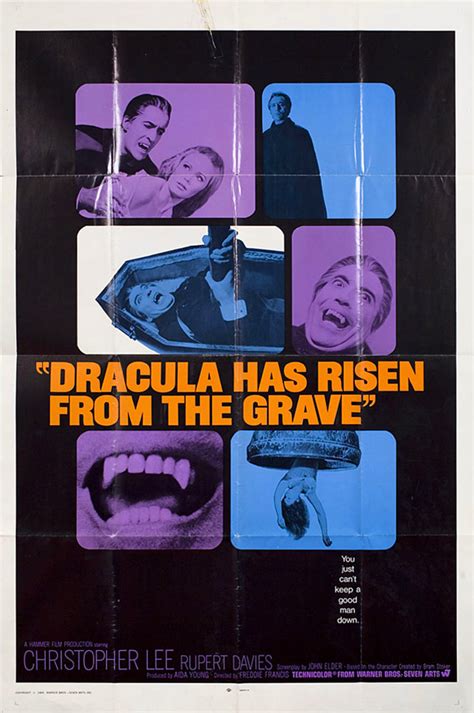 Dracula Has Risen from the Grave Original 1968 U.S. One Sheet Movie ...