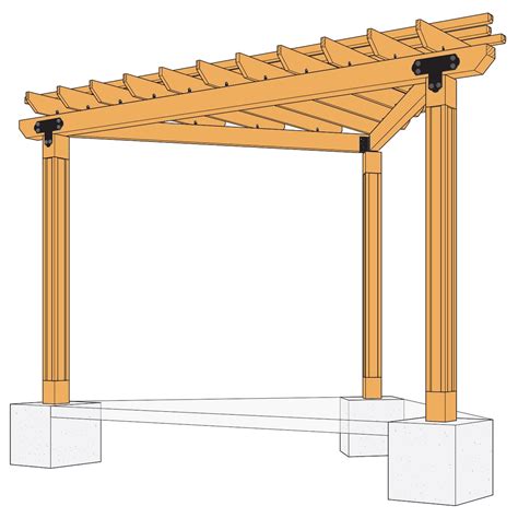 Pergola Plans Pdf File Digital Download Diy Three Leg - Etsy