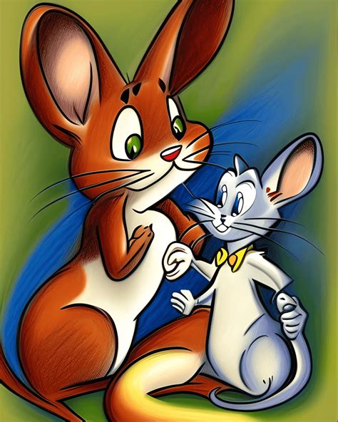 Tom and Jerry Drawing · Creative Fabrica