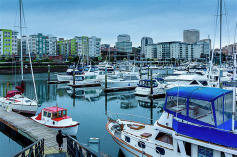 Tacoma Waterfront Marina,Washington Photograph by Sal Ahmed - Fine Art ...