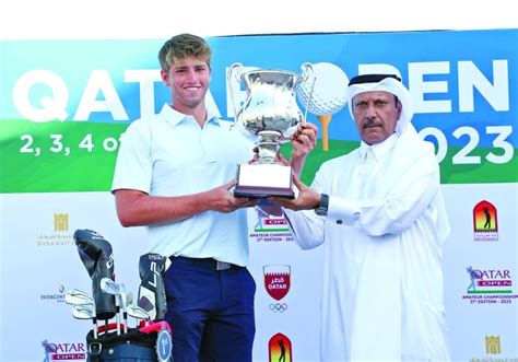 Jones wins Qatar Open Amateur Championship - Gulf Times