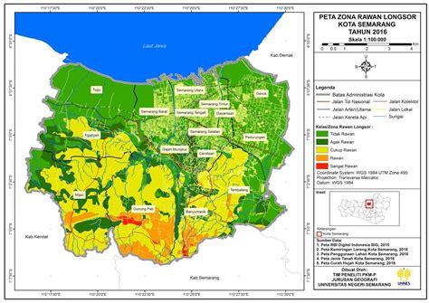 PETA PERSEBARAN ZONA RAWAN LONGSOR KOTA SEMARANG ~ SIGAP BENCANA KOTA ...